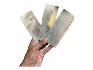 Juego de escamas con mango de cuchillo de cuerno de Búfalo Blanco estilo Animal tallado para fabricación de cuchillos, joyería y manualidades DIY - Product Image 5