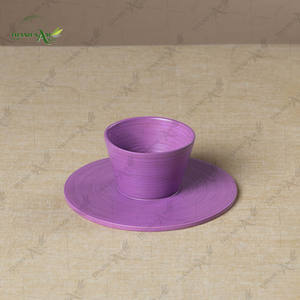 Saladier long, tendance, écologique, en bambou naturel, artisanal, design classique pour la maison, le restaurant et les fêtes - Product Image 4