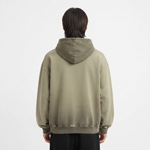 Sweat-shirt à capuche surdimensionné pour homme Nexfit Athletics, en molleton de coton premium, poche kangourou, logo personnalisé, 320g, respirant - Product Image 3