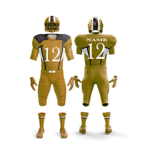 Conjuntos de Uniformes de Fútbol Americano para Hombre, 100% Poliéster, Absorbentes de Humedad, Patrón 3D, Manga Corta, Estampados, Personalizables - Product Image 1