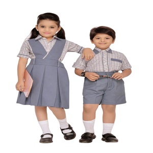Ensemble uniforme scolaire d'hiver unisexe pour enfants, en polyester/coton, de haute qualité, tendance, personnalisé - Product Image 4