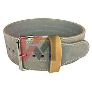 Ceinture de musculation en cuir de qualité professionnelle, ceinture de soutien lombaire épaisse pour la musculation et le cross-training - Product Image 1