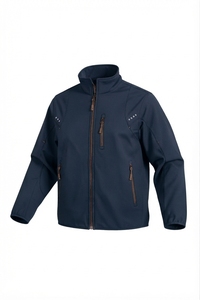 Chaqueta Softshell Ligera de Alta Calidad para Hombre, para Senderismo, Verano, Impermeable, Cortavientos, con Capucha y Forro Polar, Resistente al Viento y a la Lluvia - Product Image 2