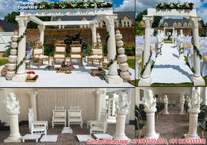 ของตกแต่งสไตล์ mughal Maharani mandap สำหรับงานแต่งงานบอลลีวู้ดที่ไม่เหมือนใครของตกแต่งงานแต่งงานอินเดียบอลลีวูดมีแสง - Product Image 6