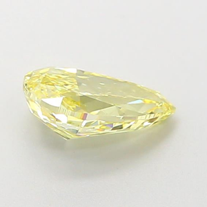 Diamant de laboratoire jaune intense, taille poire, 1,01 carat, VS1, qualité excellente, certifié, pierre précieuse de joaillerie, exclusif et élégant. - Product Image 4