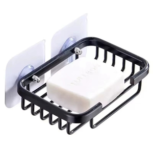 Professional Soap Holder Dish <b>Storage</b> Rack Gold Soap Dish for <b>Shower</b> Creative Hanging Drain Rack Self Adhesive Latest Design - Product Image 2