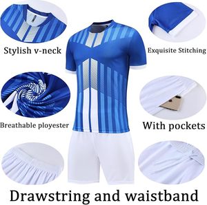 Uniformes de Fútbol para Jóvenes y Adultos, Diseña Tu Propio Nombre, Camiseta de Fútbol Personalizada para Niños, Niñas, Hombres y Mujeres - Product Image 3