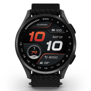 Approach S50 | Golf GPS Watch | AMOLED Display | <b>Slate</b>/Black - Product Image 2