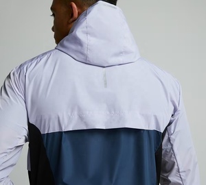 Chaqueta Deportiva TriPro para Hombre, con Capucha, a Prueba de Viento, con Bloques de Color, para Invierno, Personalizable OEM - Product Image 3