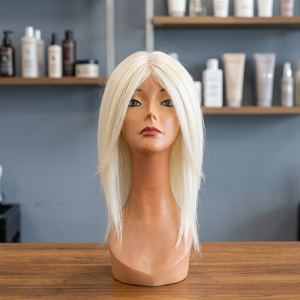 Short 130% Density Average Size Human Hair <b>Wigs</b> <b>half</b> <b>wig</b> remy hair made in bangladesh taz hair bd indian hair virgin hair <b>wig</b> - Product Image 1
