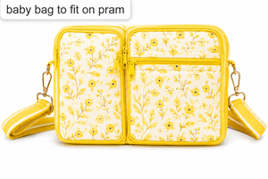 Sac de rangement pour couches et poussette avec fonctions de poussette et de table à langer, design pliable à suspendre pour utilisation en extérieur - Product Image 2
