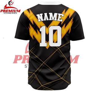 Maillots de baseball pour hommes, directement de l'usine, maillots de baseball vierges, logo personnalisé accepté, fournisseur de vêtements de sport en gros - Product Image 2