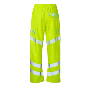 Pantalon de travail haute visibilité pour mécanicien OEM 13,75 oz. Jogger Homme Grande Taille en Denim Épais Taille Mi-Haute Haute Visibilité Antistatique - Product Image 3