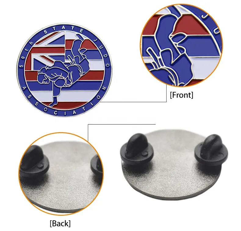 Kein Minimum China Großhandel Herstellung benutzer definierte amerikanische Flagge Form Abzeichen und Revers Emaille Pins