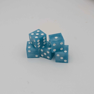 Venta de Fábrica: Dados Poliédricos Personalizados de Resina Epoxi Grabados, Ecológicos y Hechos a Mano, de 12mm, 16mm, 19mm, 22mm, con 6 Caras, para Juego de Ludo - Product Image 1