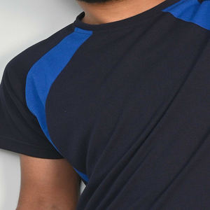 เสื้อยืดผู้ชายแขนระบายคอเสื้อผ้าคอตตอนผ้า60% 40% โพลีเอสเตอร์เสื้อยืดผ้านิ่มพิมพ์ลายแบบกำหนดเอง - Product Image 5