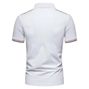 Polo pour homme en coton bouclé 270g, col plat personnalisé en maille Seagull, respirant, élastique, décontracté, à manches courtes - Product Image 6