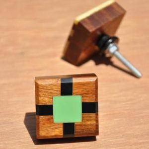Boutons multi-designs en résine et bois pour placards et armoires, artisanat en résine fait main - Product Image 2