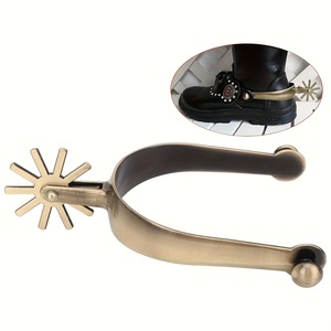 2pcs of -Colored Spurs, Zinc Alloy Spurs, American Cowboy Spurs, Gear Spurs, <b>Equestrian</b> Gear - Product Image 5