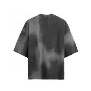 เสื้อยืดคอกลมโอเวอร์ไซส์สำหรับผู้ชาย ผ้าคอตตอนผสม นุ่มสบาย ใส่ได้ทุกวัน - Product Image 6