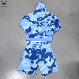 เสื้อแจ็คเก็ตกันลมแบบมีฮู้ดน้ำหนักเบาและกางเกงกีฬาขาสั้นแบบซับลิเมชั่นคุณภาพสูง ผลิตตามสั่งได้ทุกแบบ ทันสมัย ใหม่ล่าสุด จากผู้ผลิต OEM ชั้นนำ - Product Image 2