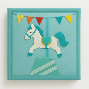 Libro de Actividades de Fieltro Big <span class=keywords><strong>Circus</strong></span> |   Juguete Mágico Interactivo para Niños Pequeños |   Libro Sensorial Educativo Hecho a Mano para Niños Pequeños, Juguetes Sensoriales - Product Image 6