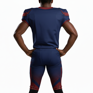 Nouvelle tenue de football américain pour adultes, design unique et tendance, sublimation personnalisée, couleur personnalisée, haute qualité, short pour hommes, 100% coton - Product Image 3