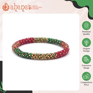 Hot Selling New Arrival Women's Trendy Design Handmade Fashion Jewelry Accessories Glass <b>Beads</b> <b>Bracelets</b> Casual Wear Ahana's - Product Image 2