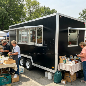 Camión de Comida Móvil, Food Truck Equipado para Servir Comida Rápida como Hot Dogs, Helados, Pizza, con Cocina Completa - Product Image 2
