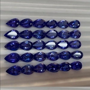 Fine Quality Calibrated Pear Cut Natural Tanzanite Loose <b>7</b>/9 Mm Gemstone Natural 58.00 Cts Tanzanite 100% Natural Color - Product Image 3