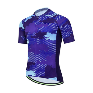 Maillot de Ciclismo Profesional Único para Hombre, Maillot de Ciclismo con Cremallera Completa, Ropa de Ciclismo - Product Image 1