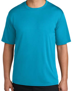 เสื้อยืดผู้ชายผ้าโพลีเอสเตอร์ 100% สำหรับฤดูร้อน แบบเรียบ นุ่ม ระบายอากาศดี ไม่เป็นขุย รับผลิตตามสั่ง พิมพ์โลโก้ได้ โรงงานผลิตโดยตรง รับผลิตแบบ OEM - Product Image 4
