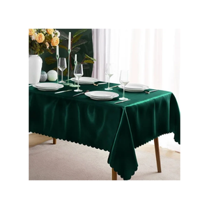 Nappe de table moderne en coton biologique mélangé, imprimé motifs pastel, texture douce, poids et nombre de fils, fabriquée en Inde, fourniture OEM - Product Image 3