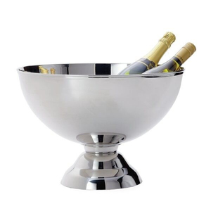 Wholesale Classic Style Stainless Steel Punch Bowl Ice Bucket Wine Chiller Serving Bowl Tarnish Resistant Home Decor Gift Item - Product Image 1
