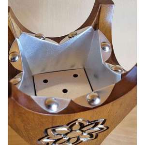Elegant Green Mubkhar Wood Resin Bakhoor Burner Bukhoor Burner Wood for Aromatherapy Incense Wooden Burner Bakhoor From India - Product Image 2