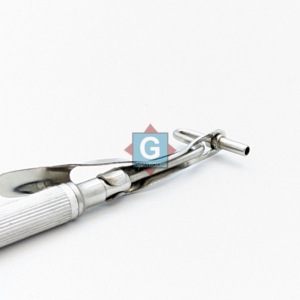 Silver Knurled Grip Dental Amalgam Carrier Manual <b>Surgical</b> <b>Instrument</b> Class I - Product Image 2