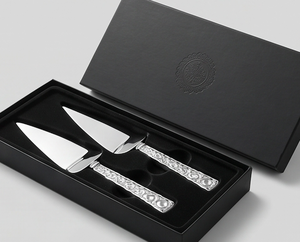 Handmade Cake Server Set Stainless Steel Silverware Cake <b>Tools</b> Ideal for Kitchenware Parties Weddings and Anniversaries - Product Image 3