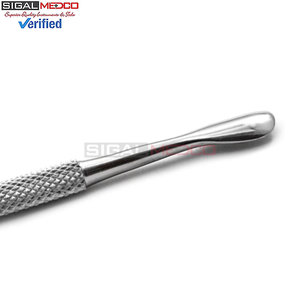 Empujador de Cutículas Profesional de Acero Inoxidable, Herramienta de Cuidado de Uñas de Doble Punta, Empujador de Cutículas para Manicura, Calibrador de Piel Recto - Product Image 6