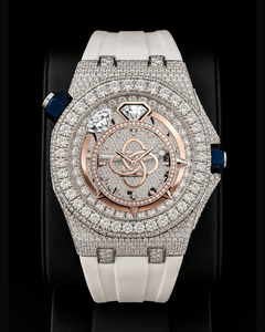Reloj de Pulsera para Hombre con Diamantes de Moissanita al por Mayor, Totalmente Engastado con Piedras VVS - Product Image 1