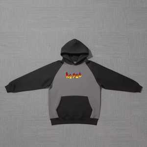 Fournisseur direct d'usine, sweats à capuche pour hommes sur mesure, grandes tailles, haute qualité, manches longues, impression personnalisée, sweats à capuche unis pour l'hiver en solde - Product Image 1