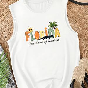 FLORIDA The Land of Sunshine Chaleco casual para mujer - Product Image 4