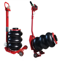 Cric pneumatique manuel en acier pour voiture, 5 tonnes, 3 couches renforcées, levage rapide, hauteur max. 40 cm, pour service de flotte minière