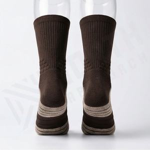 ถุงเท้าบาสเก็ตบอลหนาพิเศษสำหรับวัยรุ่น ป้องกันกลิ่น สำหรับกีฬาและทีม  บุรองพื้นอย่างดี ระบายอากาศได้ดี ประสิทธิภาพสูง สีสันปรับแต่งได้ - Product Image 2