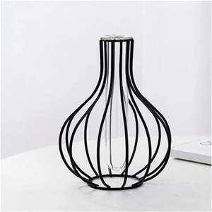 Porte-parapluies contemporain en métal avec base ronde stable pour organiser les parapluies dans l'entrée d'une maison moderne - Product Image 6