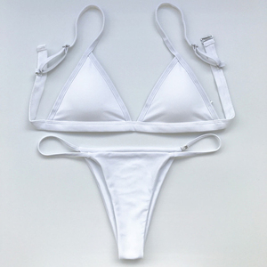 Manufacturer Solid Color <b>Plus</b> <b>Size</b> New Style OEM Custom Logo <b>Bikini</b> <b>Set</b> New Design Sexy Women <b>Bikini</b> <b>Set</b> Breathable - Product Image 6