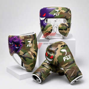 Ensemble de boxe Fly Pro personnalisé, imprimé avec le sexe, de qualité supérieure, en cuir confortable, idéal pour le kickboxing - Product Image 6