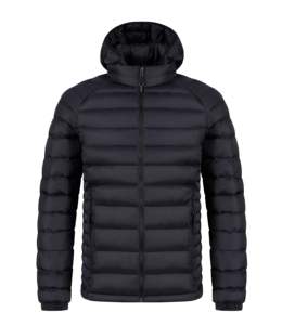 Fully Customized Men's Waterproof Canvas Puffer <b>Jackets</b> Polyester Wadding Filled Winter DDP Shipping - Product Image 3