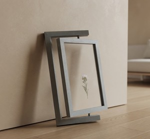 Best Handcrafted Eco-Friendly Durable Rustic Mango Wood Photo <b>Frame</b> <b>with</b> Grey Finish for Tabletop Display - Product Image 6