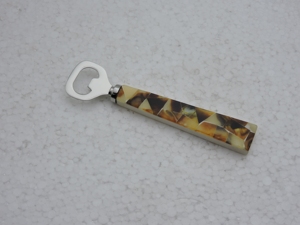 High Quality Design Bottle Opener With Resin Handle Stainless Steel Bottle Opener With Resin Handle At Factory Wholesale Price - Product Image 3