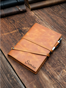 Personalized Leather Journal, Leather <b>Notebook</b> <b>Cover</b> <b>a5</b>, Prayer Journal Travel, Christmas Gift For Boyfriend, Graduation Gift Fo - Product Image 3